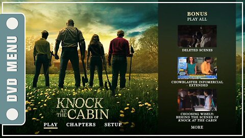 Knock at the Cabin - DVD Menu