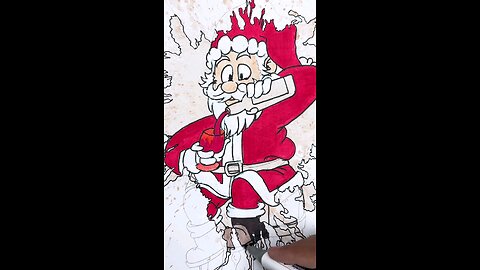 Santa Clause by Coffee Art 🎅🎄