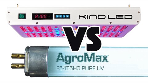 AgroMax 2 Foot (22.625") Pure UV T5 Fluorescent Grow Light Bulb