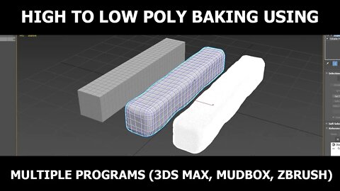 High Poly to Low Poly Baking using Multiple Programs (3DS Max, MudBox, ZBrush)