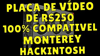PLACA DE VÍDEO BARATA (R$250 ) 100% COMPATÍVEL COM MACOS MONTEREY HACKINTOSH ALIEXPRESS - HD 7730
