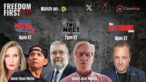 Freedom First Network LIVE | Friday, August 18th, 2023