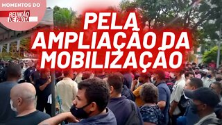 Ato em apoio à greve dos metalúrgicos em Volta Redonda | Momentos do Reunião de Pauta