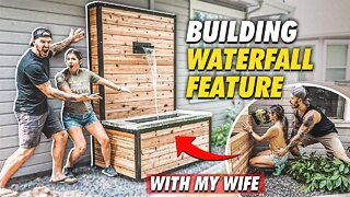 DIY WATERFALL FEATURE + How To Build