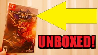 Monster Hunter Rise Deluxe Edition Unboxed!