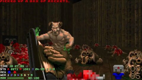 Doom 2 Summer of Slaughter [v2.3] Level 25 UV with 100.2% in 28:48