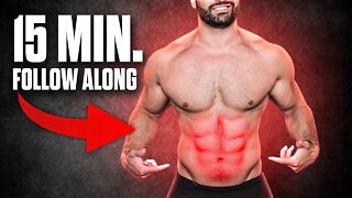 15min. INTENSE ABS Workout (NO EQUIPMENT!)