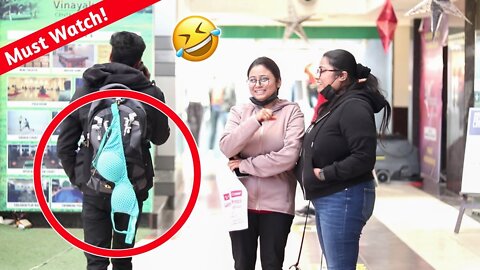 Bra Prank in Public😂 || epic Reactions