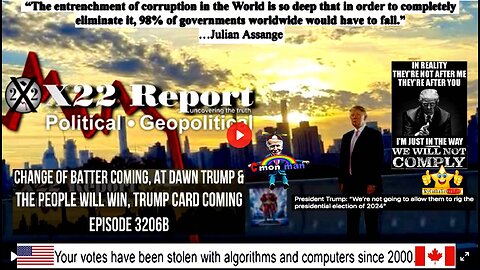 Ep 3206b - Change Of Batter Coming, At Dawn Trump & The People Will Win, Trump Card Coming