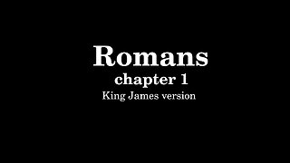 Romans 1 King James version