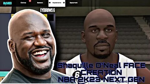 SHAQUILLE O’NEAL FACE CREATION NBA 2K23 NEXT GEN #shaq #shaquilleoneal #nba #nba2k23 #2k23 #2k