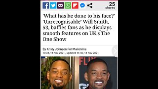 ITS POSSIBLE WILL SMITH IS A CLONE & HAS BEEN REPLACED