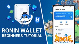 Ronin Wallet Tutorial for Beginner 2022 (Axie Infinity Wallet)