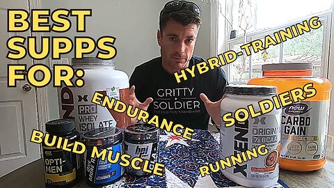 My Most Recommended Supplements for Endurance Athletes and Soldiers | Supplements that Actually WORK