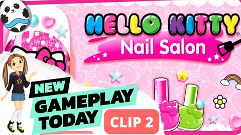 Hello Kitty Nail Salon - kids App 👶 No Copyright Videos👶 #nailsalon #kidsgames #kidsgamevideo Clip 2