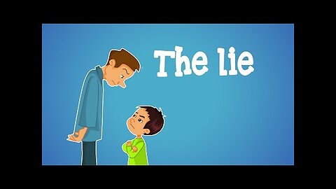 Islamic cartoon for kids in english - The lie - little muslim