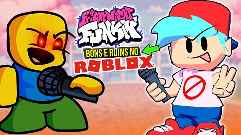 Friday Night Funkin ganhou 12 JOGOS estranhos no ROBLOX😵