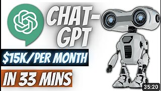 CHATGPT Builds Passive Income With Chat GPT OpenAI-$15,000/Month [PART 1]