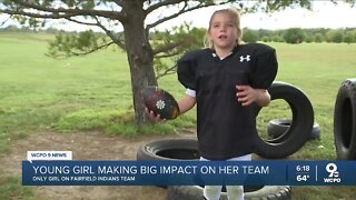 Meet the 6-year-old girl who plays tackle football in Fairfield