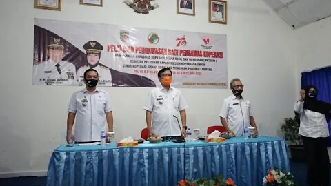 Dinas Koperasi dan UMKM Lampung Laksanakan Pelatihan Pengawasan Koperasi dan UMKM