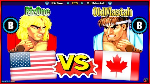 Street Fighter II': Hyper Fighting (Riz0ne Vs. OldMastah) [U.S.A. Vs. Canada]