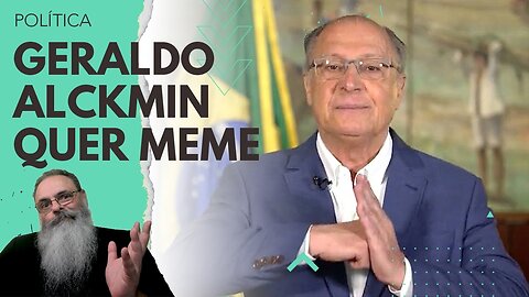 ALCKMIN faz ESFORÇO DESESPERADO para GERAR MEME na INTERNET mas FALTA o ESSENCIAL: AUTENTICIDADE