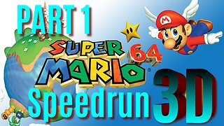 Mario 64 120 Star Speedrun TAS 3D [Part 1]