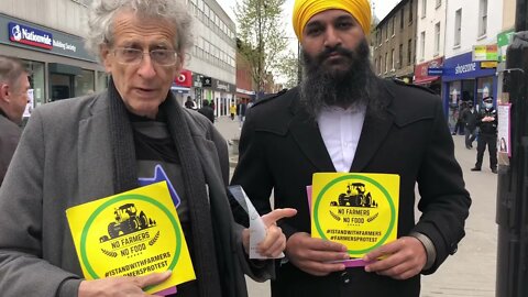 Piers Corbyn Supports British Sikhs / Panjab Farmers Right To Protest Condemns Shaun Bailey