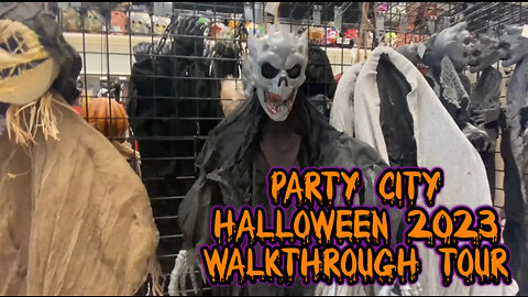 Party City Halloween 2023 Walkthrough Tour