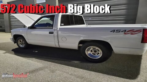 Big Block 572 C.I. Chevrolet C1500 Flowmaster exhaust sound clip | AnthonyJ350