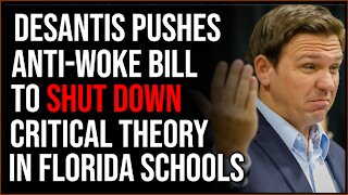 Ron DeSantis Pushes Anti-Woke Bill To Shut Down Critical Theory In Florida Schools