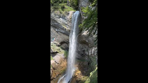 Hidden Paradise: Epic Secret Waterfall in the Heart of Swiss Wilderness! #Adventure #Waterfall