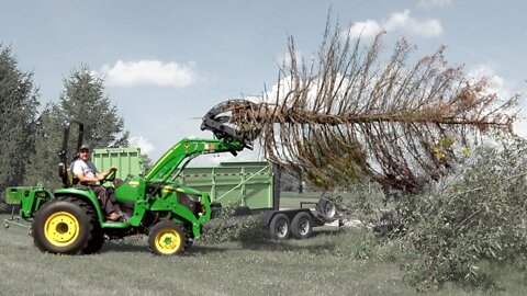 OVERDUE! John Deere 3046R Gets 3rd Function to Power NEW BIG MOUTH Grapple!