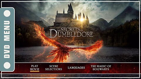 Fantastic Beasts: The Secrets of Dumbledore - DVD Menu