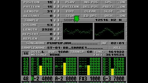 Atari ST Protracker Mods - Pump Up The Jam