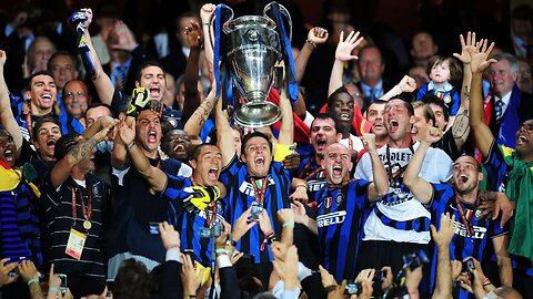 The Inter team won the Champions League in 2010.