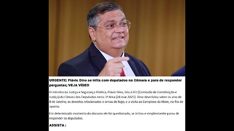 URGENTE: Flávio Dino se irrita com deputados na Câmara e para de responder perguntas; VEJA VÍDEO