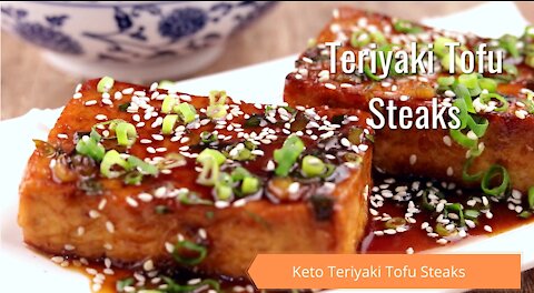 Keto Teriyaki Tofu Steaks Recipes #Recipes #Keto