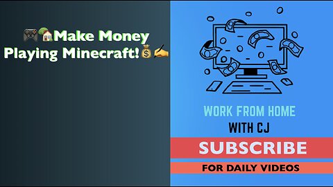 🎮🏡Earn Money Playing Minecraft!💰✍️