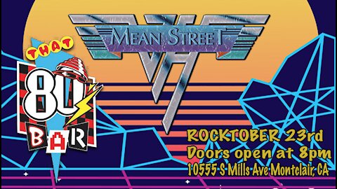 Mean Street A Tribute to Early Van Halen - That 80's Bar