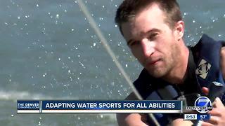 Adaptive water sports program helps athletes water ski, wakeboard