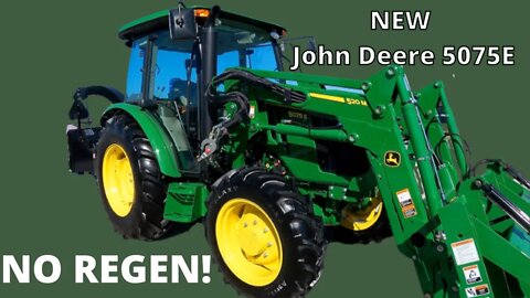NEW John Deere 5075E! No Regen! John Deere Engine with DOC!