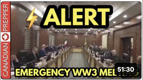 ⚡WTF ALERT: EMERGENCY MEETING w/ IRAN-RUSSIA, CLOSED AIRSPACE, NUCLEAR BUNKER OPENS, MARKET CHAOS