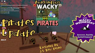 AndersonPlays Roblox Wacky Wizards 🏴‍☠️PIRATES🏴‍☠️ Update - Pirate Hat Ingredient Potions