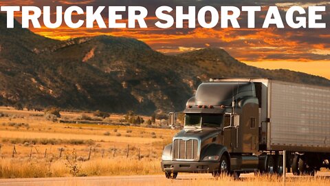 Trucker Shortages And Supply Chain Crisis Resulting In Empty Shelves
