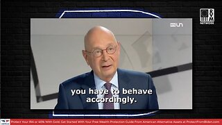 Klaus Schwab Is Now Talking 'Approved Behavior' Controlled By Transparency