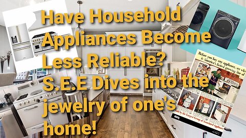 House Hold Appliances Old vs New