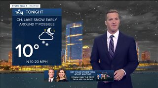 Cold temperatures, some snow Thursday night