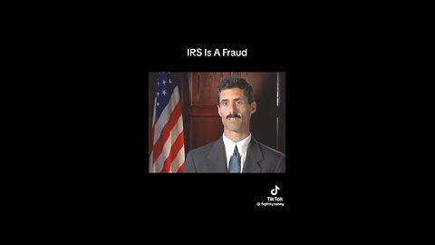 Taxation is theft and the IRS is a fraud.