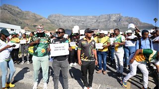 The ANCYL Marching to Home Affairs and Police Station in protest against GBV